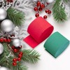 BORFUE 6pcs Christmas Crepe Paper Streamers Rainbow Party Streamers Green