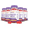(5 Pack) Turbo Ripped Keto ACV Gummies Advanced Formula 1000MG