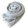 (.a all over the world) Organic Cotton Stole, Large Scarf,