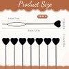 20Pcs Quick Topsy Beader Hair Set, Black Hair Loop Threader