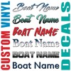 Custom Vinyl Boat Name Decal, Create Your Own Graphic Premium
