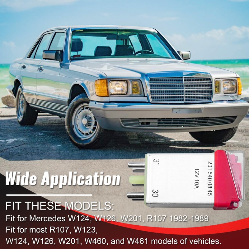 2015400845 Overload Protection Relay Fit for Mercedes R107 W123 W124