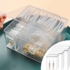 Fnuiddt Acrylic Jewelry Box Organizer, Clear Jewelry Organizer Holder with