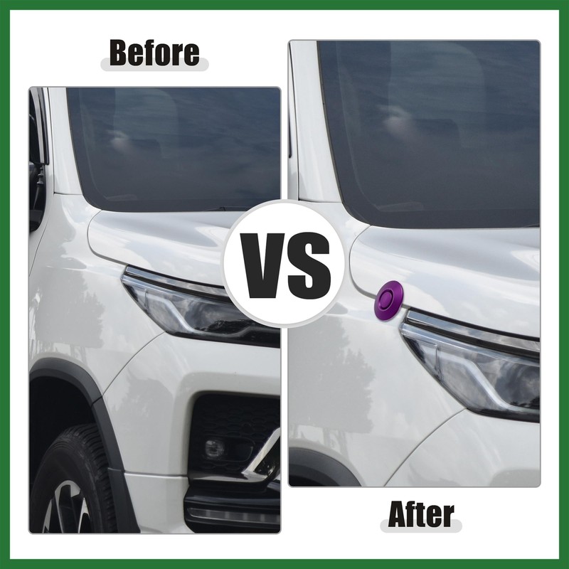 Motoforti Purple Bumper Release Lock Latch Hood Lock Push Button