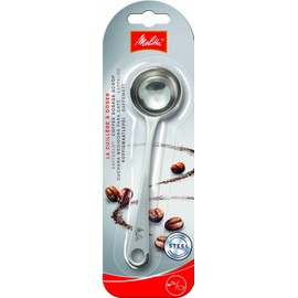 Melitta 6702762 Measuring Spoon for Ground Coffee, Stainless Steel, Capacity 8g, Silver