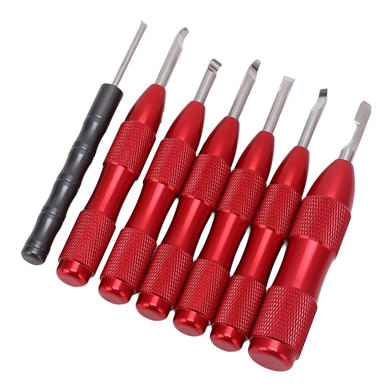7 Pcs Watch Back Cover Opener Tool Multi Specification Aluminum
