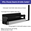 Geesta Upgraded Griddle Caddy for Blackstone 28"/36" Griddles/Weber Grill/Prep Cart,
