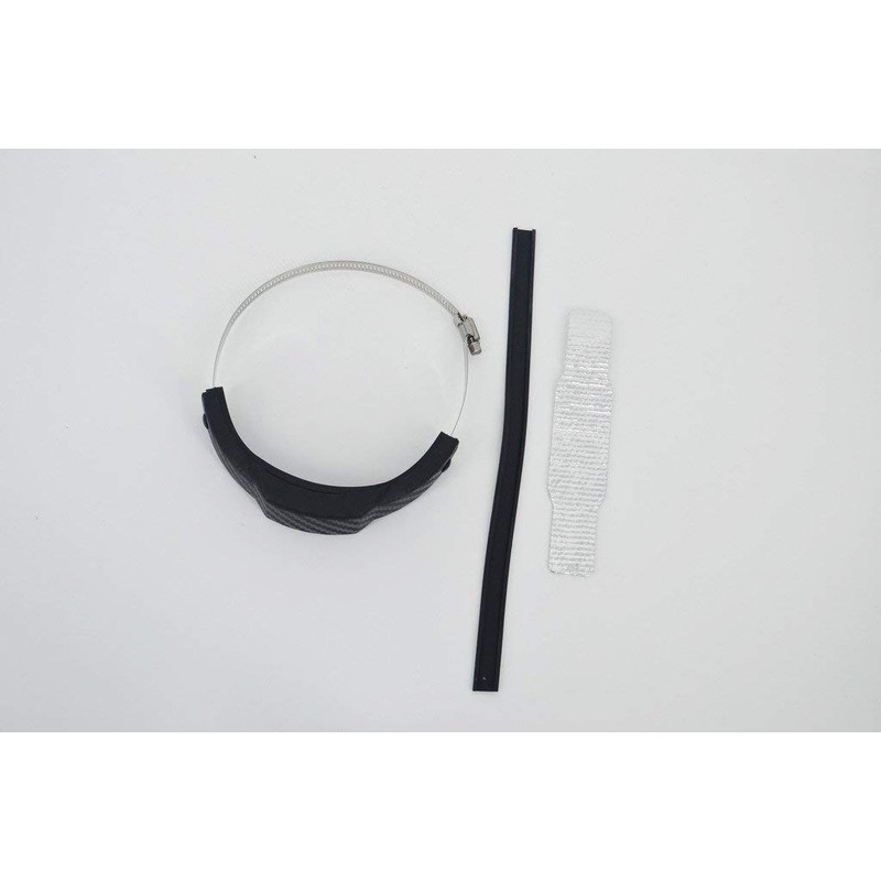 Oldbones Motorbike Motorcycle Exhaust Slider Protector In Round Black