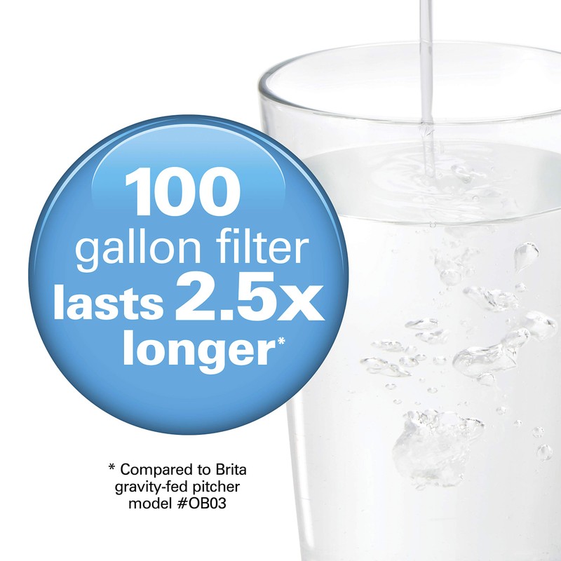 AquaFusion CleanGuard 100 Gallon Activated Carbon Block Replacement Filter, White