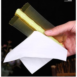 3PCS Dandruff Comb, Extra Fine Tooth Comb for Women Men, Double Side Hair Combs for Remove Lice Hair Care Grooming, Mustache Beard Comb (Yellow;Green, 12cm*6.8cm)