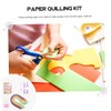 OHPHCALL 1 Set Paper Quilling Kit Paper Strips DIY Craft