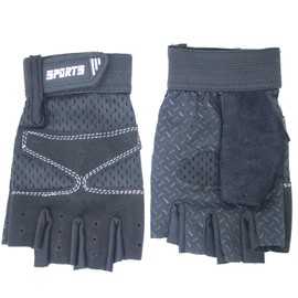 CubePlug Boys Girls Non-Slip Cycling Gloves Half Finger - Padded Grips Palm for Unisex Children, Ideal for Summer Riding, MTB, Bike, Sports, Hiking, Climbing, and Gym (Ink, S)