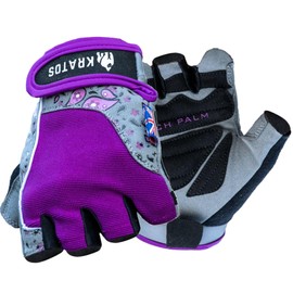 Kratos Cycling Gloves Half Finger Gloves Gel Padded Anti-slip Breathable Racing Road Cycle BMX Mountain Bike MTB and Town Bicycle for Kids Men Women