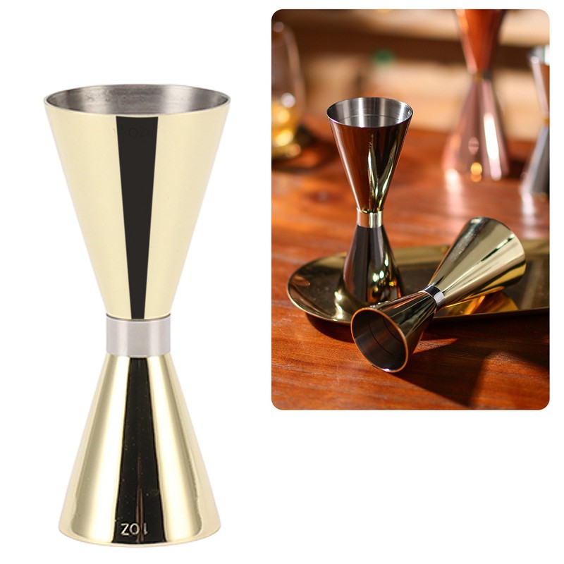 Cocktail Jigger Double Ended 304 Stainless Steel Bar Measuring Cup