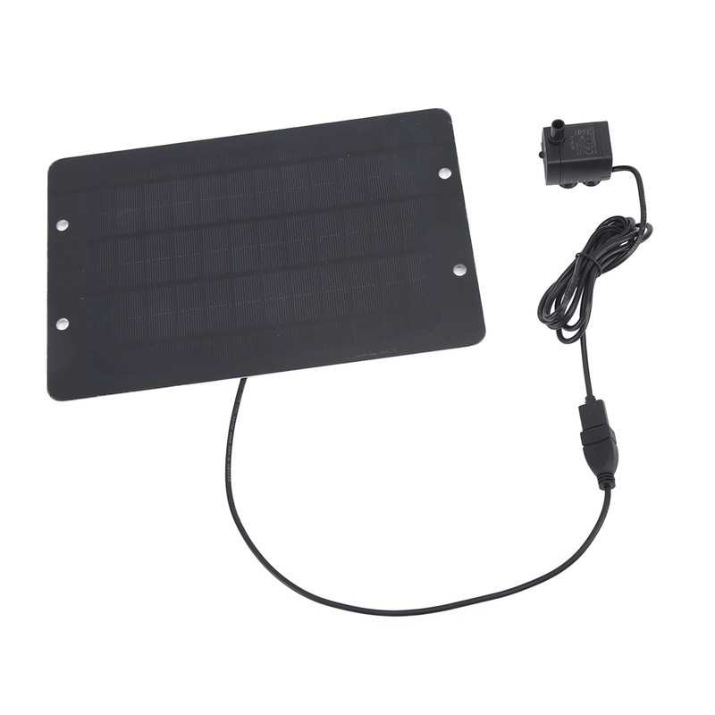 Solar Fountain 6V 10W Bird Bath Fountain USB Interface with