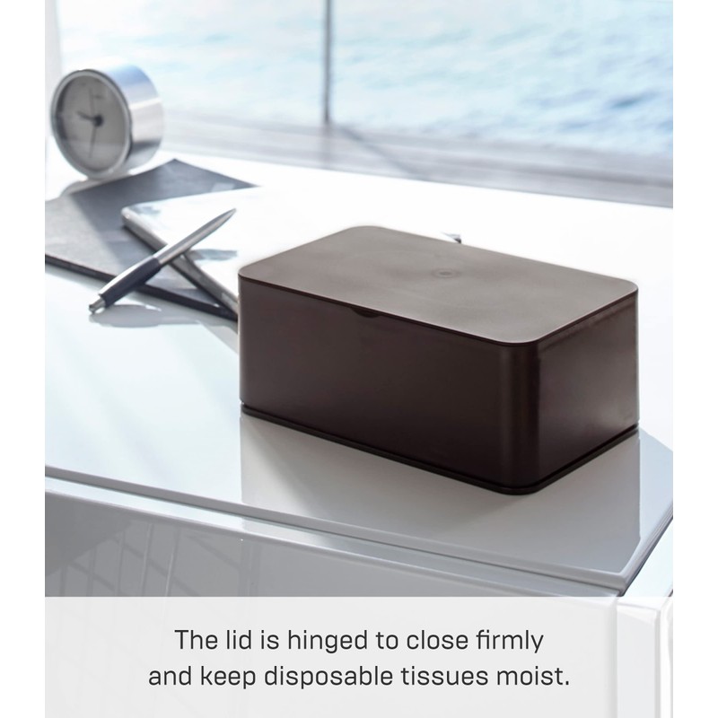 YAMAZAKI Home Smart Wet Tissue Case - Flushable Wet Wipes