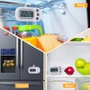 SGZIOO 4 PCS Fridge Thermometer Digital, Freezer Thermometer with LCD