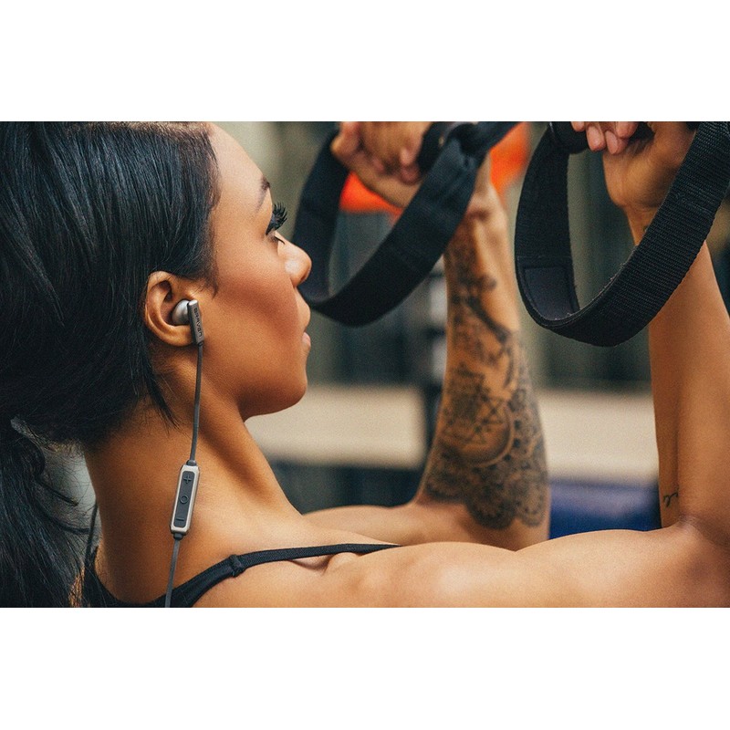 Braven Flye Sport Bluetooth Earbuds - Grey / Red