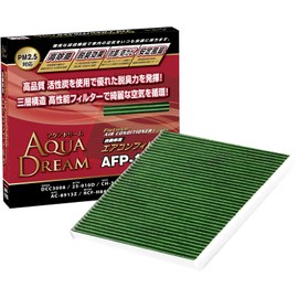 Aqua Dream Platinum AFP-1023 Car Air Conditioner Filter, Silver Ion Antibacterial Effect, Dust Removal, Deodorizing, Fresh Air Circulation