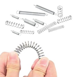 JUTOSU Spring Set, 200 Types, Compression Springs, Tension Springs, Coil Springs, Pick Tool, Storage Case Included, For DIY Repairs, Prototypes, Experiments, Mechanisms, Maintenance, Hobbies, Design