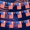 RECESKY 4th of July Decoration Lights - Patriotic Battery String