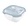 Tontarelli Square Food Storage Container 2 Litre Nuvola Blue/Transparent