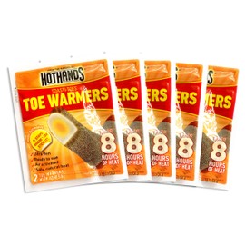 HotHands ToastiToes Toe Warmers Pair Value Pack Air Activated Warmers Up to 8 Hours of Heat, 5 count