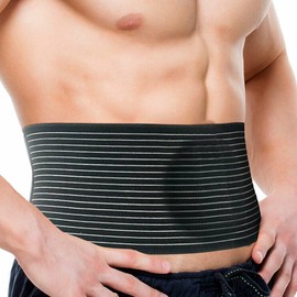 Umbilical Hernia Premium Belt for Women and Men - Abdominal Support Binder with Compression Pad - Navel Ventral Epigastric Incisional and Belly Button Hernias Surgery Prevention Aid (S/M (60-97 CM)