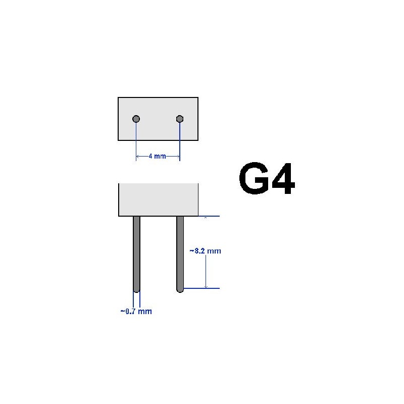 10 Qty. Halco 20W JC 12V G4 Prism JC20 20w