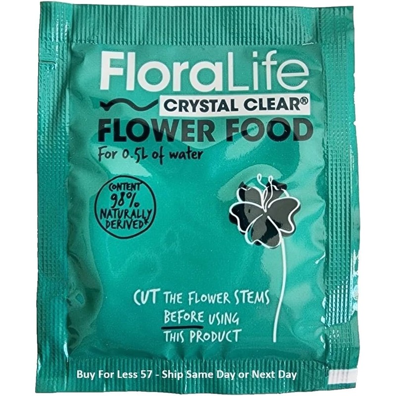 Cut Flower Food Floralife Crystal Clear 20 Powdered Packets