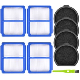 Ecnaka QX9 Filter f1r AEG 4 St1ck Filter Set f1r AEG QX9 Animal ASKQX9 AEF167 QX9-1-50IB QX9-1-ANIM QX9-1-ULT Ersatzteile Ersatzfilter Zubeh?r Filterset Staubsauger