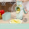 ENERGEVITY Manual Rotary Cheese Grater with Handle, 5 in 1