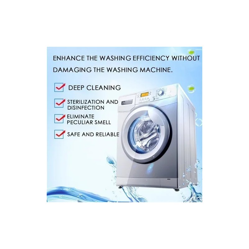 30 Pastillas Para Limpiar Lavadoras Con Envío