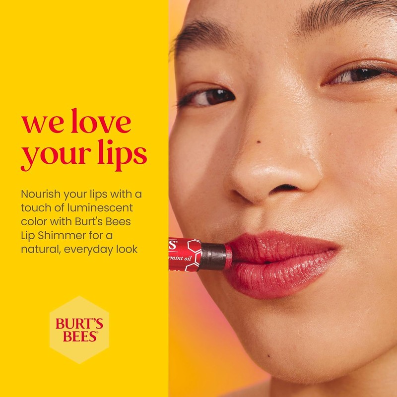 Burts Bees Lip Shimmer - Cherry by Burts Bees for