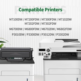 JINTUM TL-410 Compatible Toner Cartridge Replacement for Pantum TL410 TL-410H TL-410X for M7102DW P3012DW M6800FDW M7100DW M7200FDW M6802FDW M7102DN M7202FDW (1 Black)