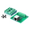 SIENOC RJ45 / 8P8C to Screw Terminal Breakout Board with