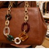 jojofuny Detachable Handbag Chain 14.56 in Acrylic Bag Chain Strap
