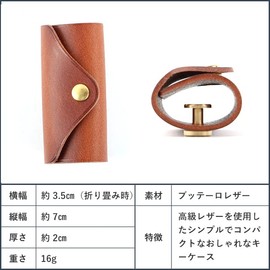 Lemma Carta Slide Key Case, Mini, Small, Men's, Compact, Leather, S, green