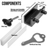 Window Locks, 4 Pack for Horizontal and Vertical Sliding Windows