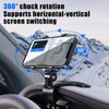 AMZAUTO Car Phone Mount, 1260 Degree Rotation Dashboard Phone Holder,