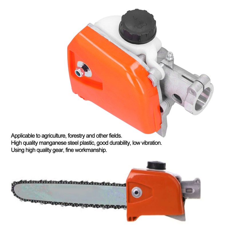 Chainsaw Gearbox Gear Head Assembly Pole Saw Gearbox Head Replacement