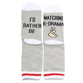 G2TUP 2 Pairs K-drama Lover Gift Korean Drama Socks K-drama Gift K-drama Fans Gift K-pop Merchandise (Korean Drama 2P)