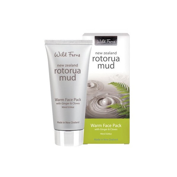 Wild Ferns Rotorua Mud Warm Face Pack with Ginger & Cloves 90ml