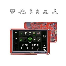 Digitalkey Nextion NX4827P043-011R Display 4.3 Inch Touch Screen Resistive 480 x 272 Serial LCD TFT Module Display HMI Supports Audio Video