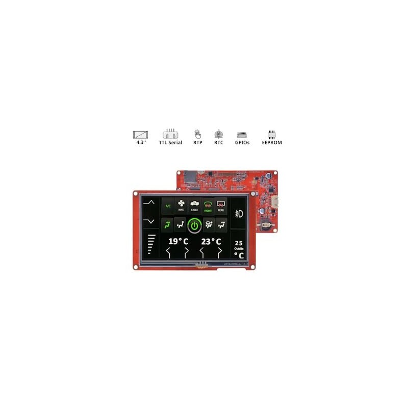 Digitalkey Nextion NX4827P043-011R Display 4.3 Inch Touch Screen Resistive 480