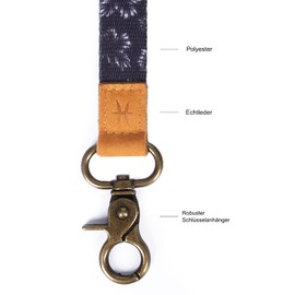 Wristlet Keychain, Wrist Lanyard for Keys, Women's Key Chain, Wristlet Strap for Keys, Hand Wrist Lanyard Key Ring Holder, Design C