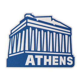 Vagabond Heart Co Athens Greece Vinyl Weatherproof Parthenon Sticker