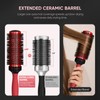 Round Brush for Blow Drying, Ceramic Coated Hair Brush with