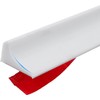 Skimmer Washbasin Gap Guard, L-Shaped, Foldable, Shower Barrier, Water Blocking,