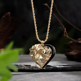 Hawaiian Hibiscus necklace, Hawaiian Jewelry